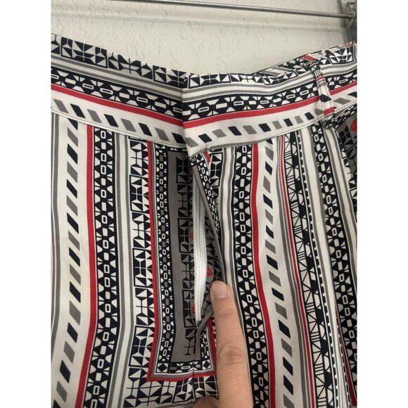 Parker Harem 100% Silk Boho Print Pants Sz 4 - Picture 4 of 8